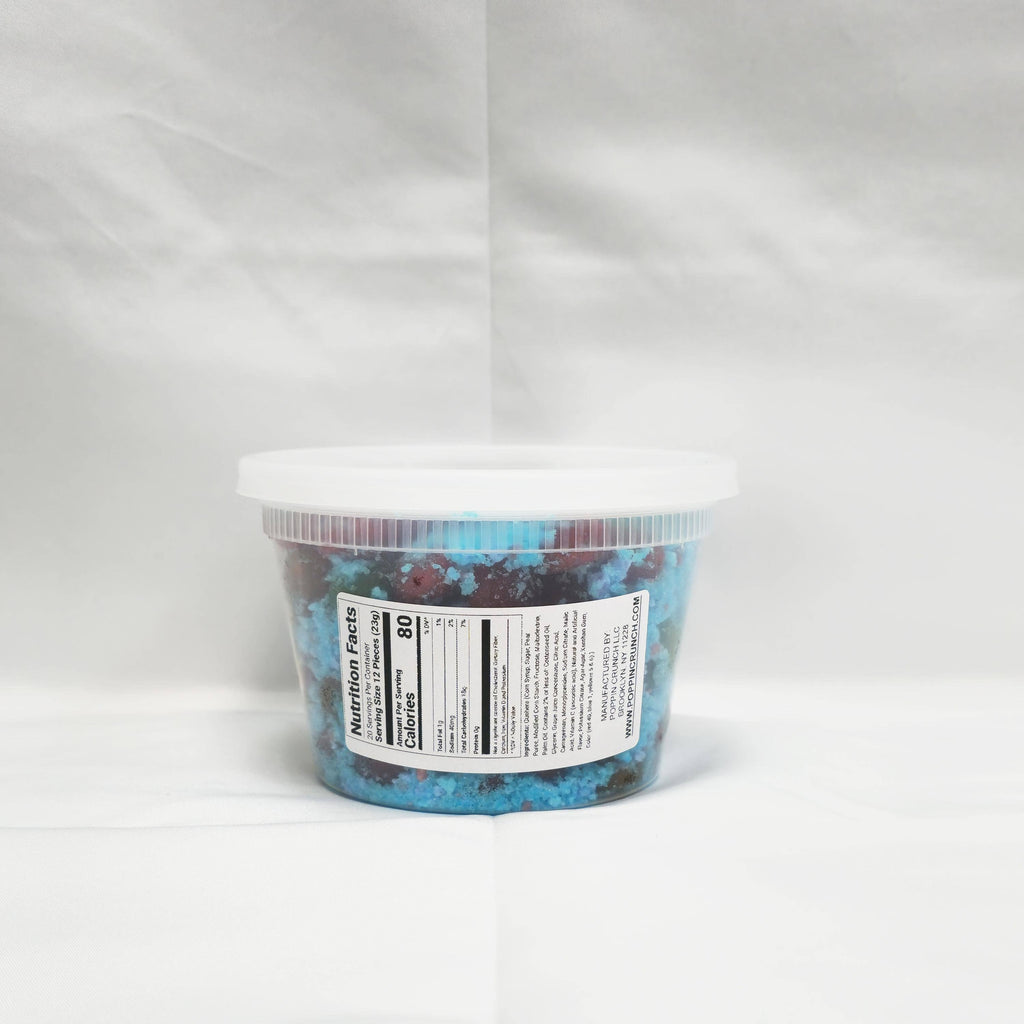 Poppin Crunch Cotton Candy Gushers Candy Snacks 1 - 2 LBS - Choice of Sweet or Sour Bonbon Candies Corn Sugar