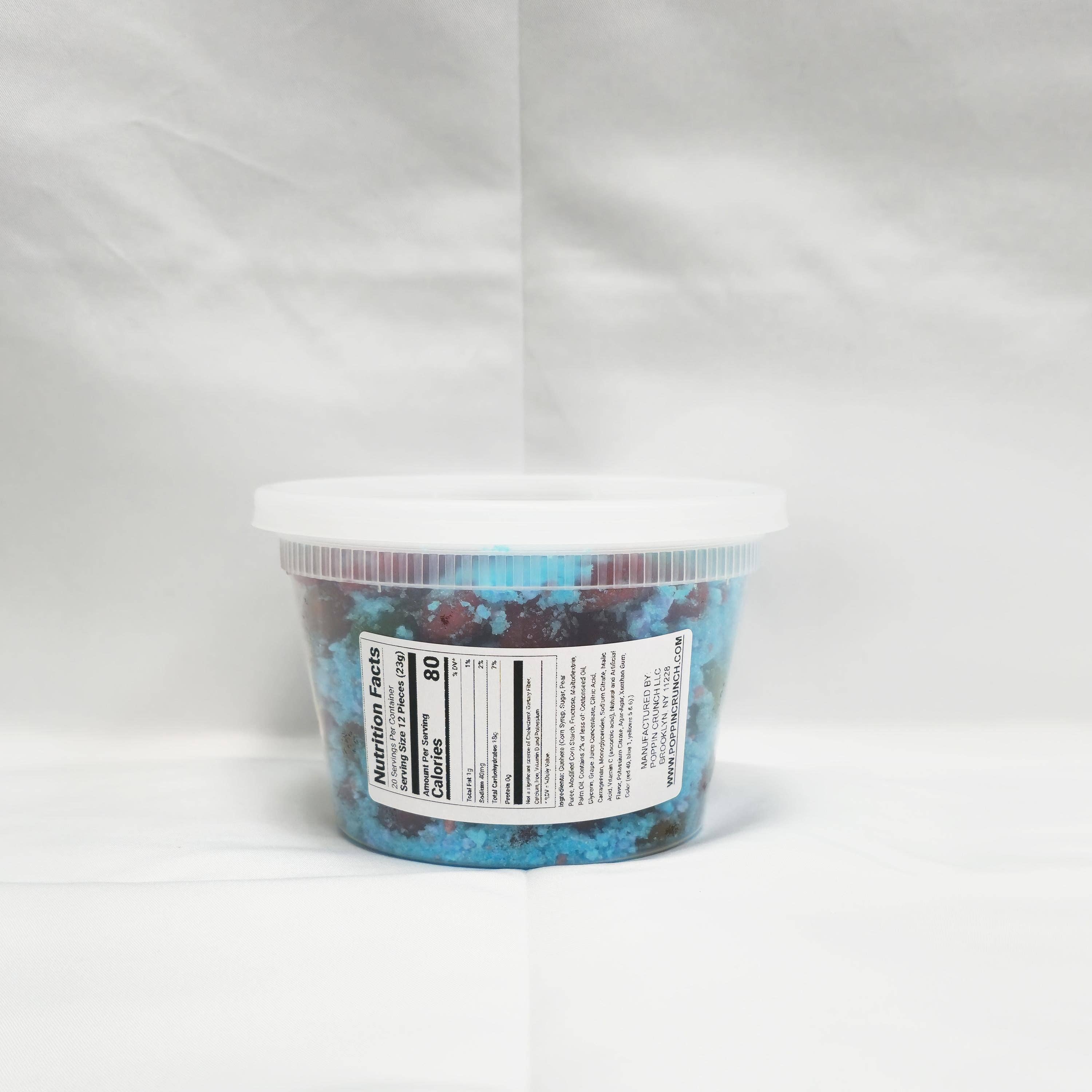 Poppin Crunch Cotton Candy Gushers Candy Snacks 1 - 2 LBS - Choice of Sweet or Sour Bonbon Candies Corn Sugar